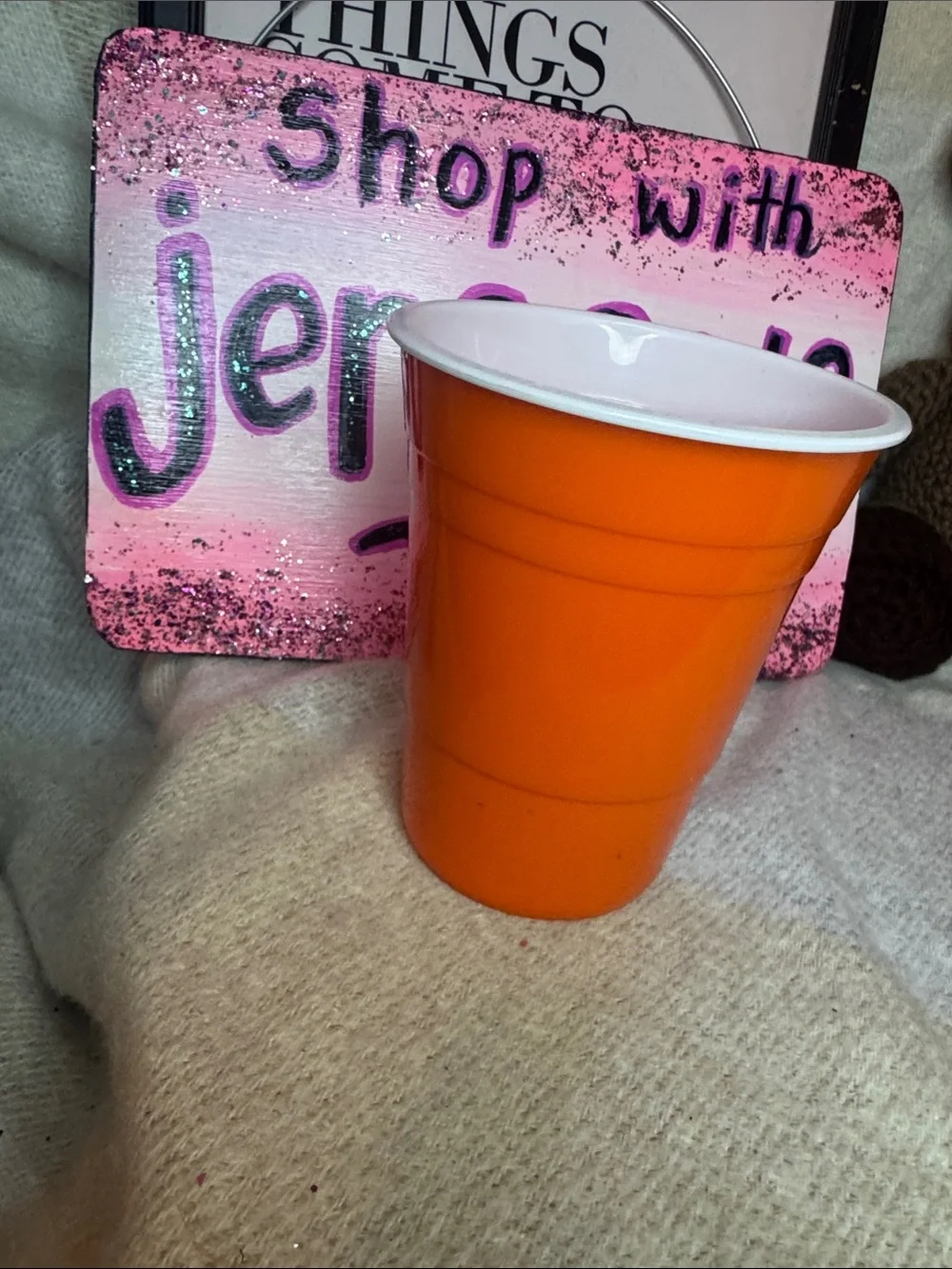 Margaritaville Bright Orange Disposable Party Cup